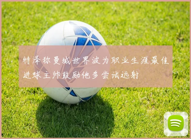 特泽称曼城世界波为职业生涯最佳进球主帅鼓励他多尝试远射